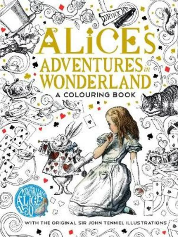 - Pet tear stain cleaning wipesThe Macmillan Alice Colouring Book
