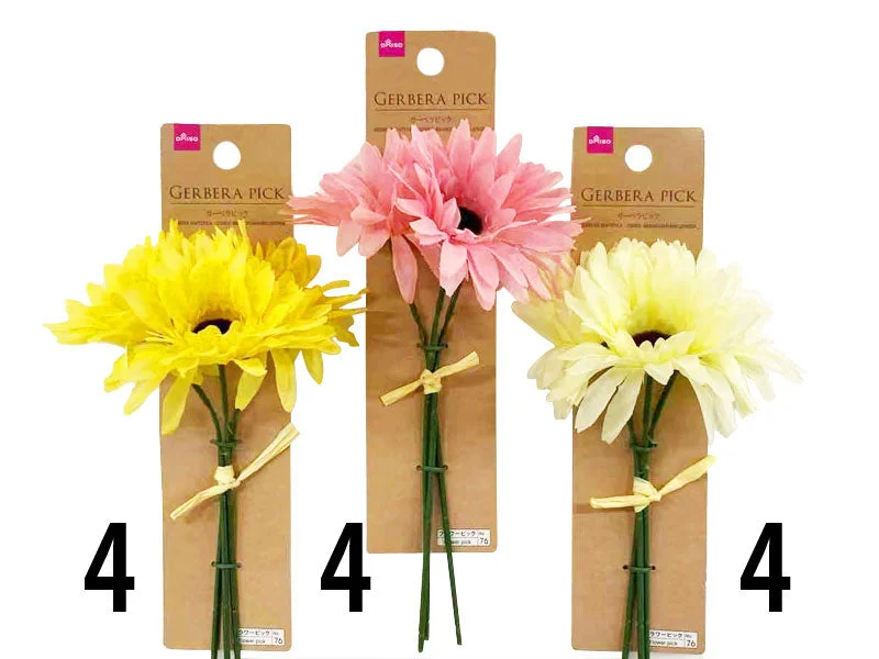- Cat nail clippers with LED lightsGerbera pick (3 flowers White Yellow Pink)